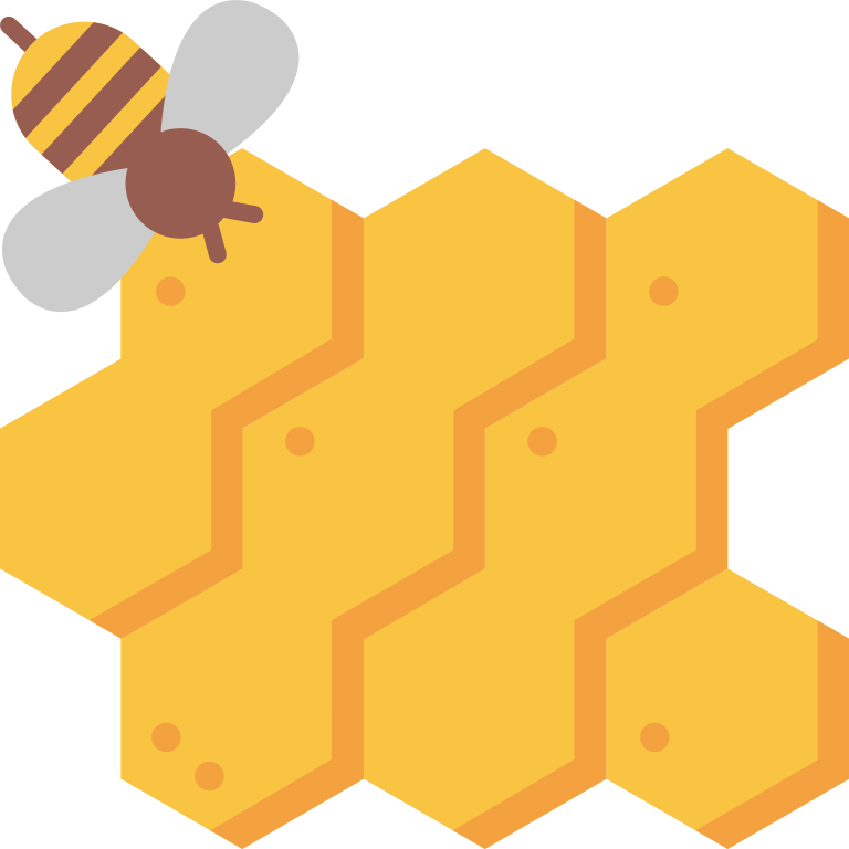 honeycomb clipart yellow