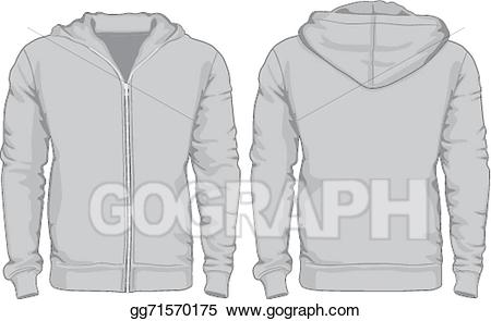 hoodie clipart drawing front