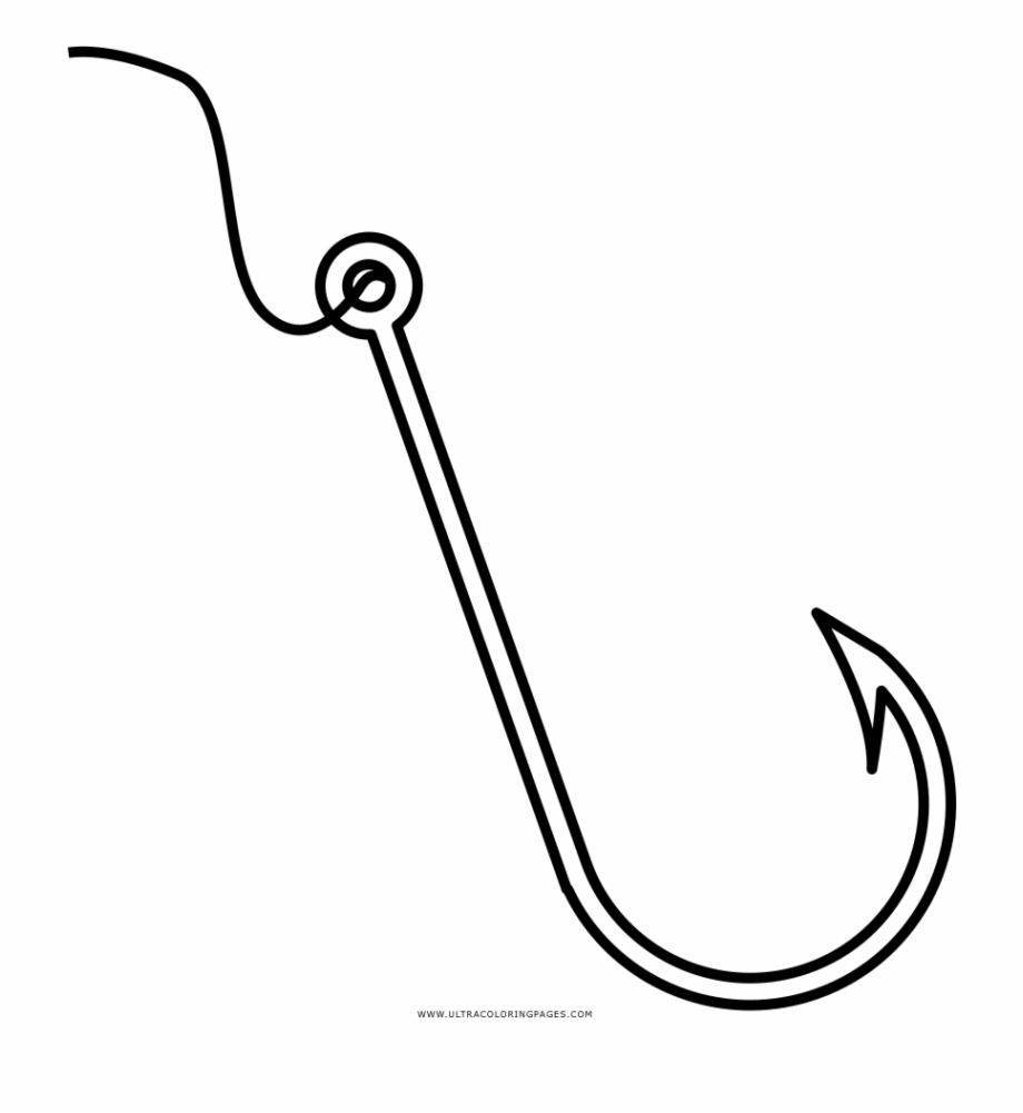 hook clipart coloring