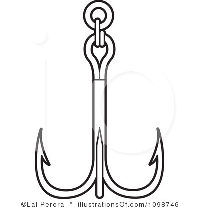 hook clipart coloring