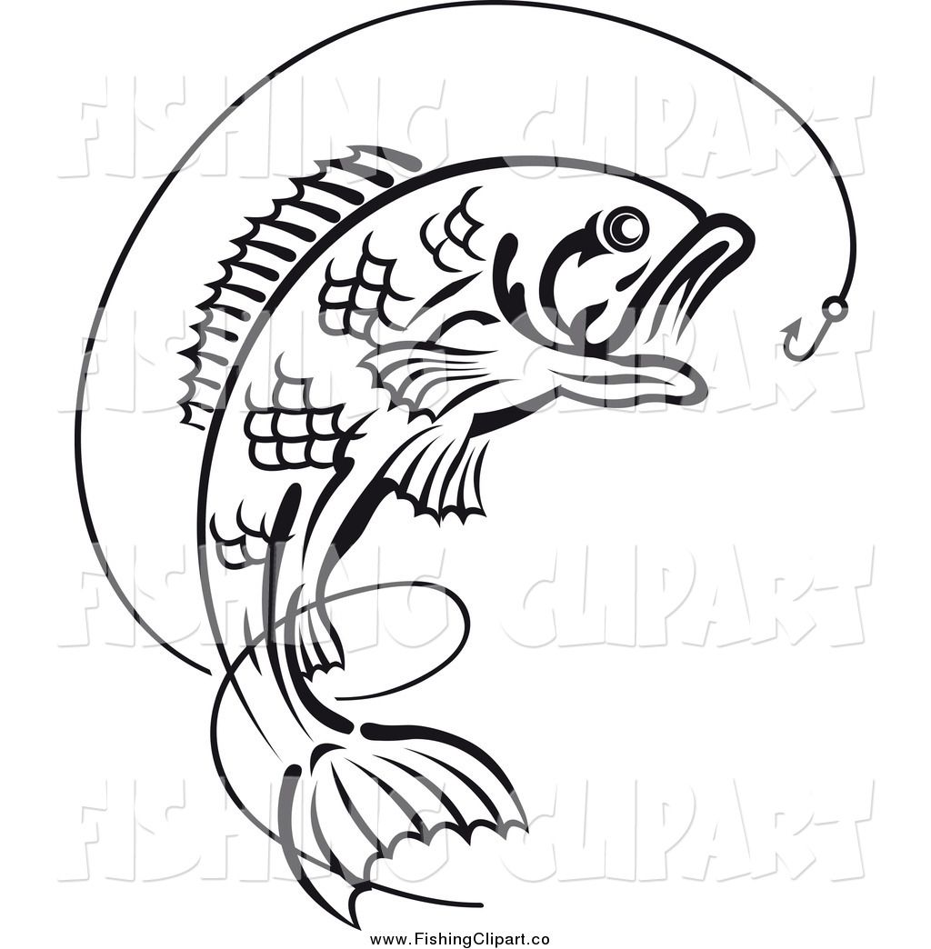 hook clipart curved fish