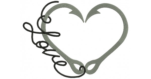 Free Free Fishing Hook Heart Svg 511 SVG PNG EPS DXF File