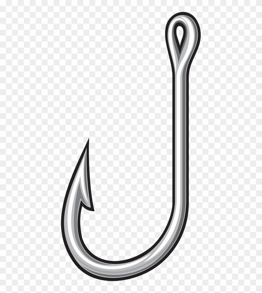 hook clipart two fishing
