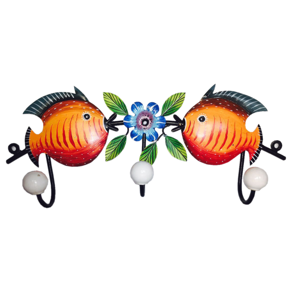 Hook clipart wall hanger. Iron fish and 
