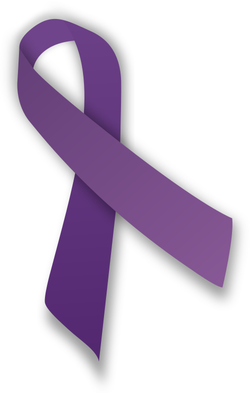 hope clipart purple ribbon