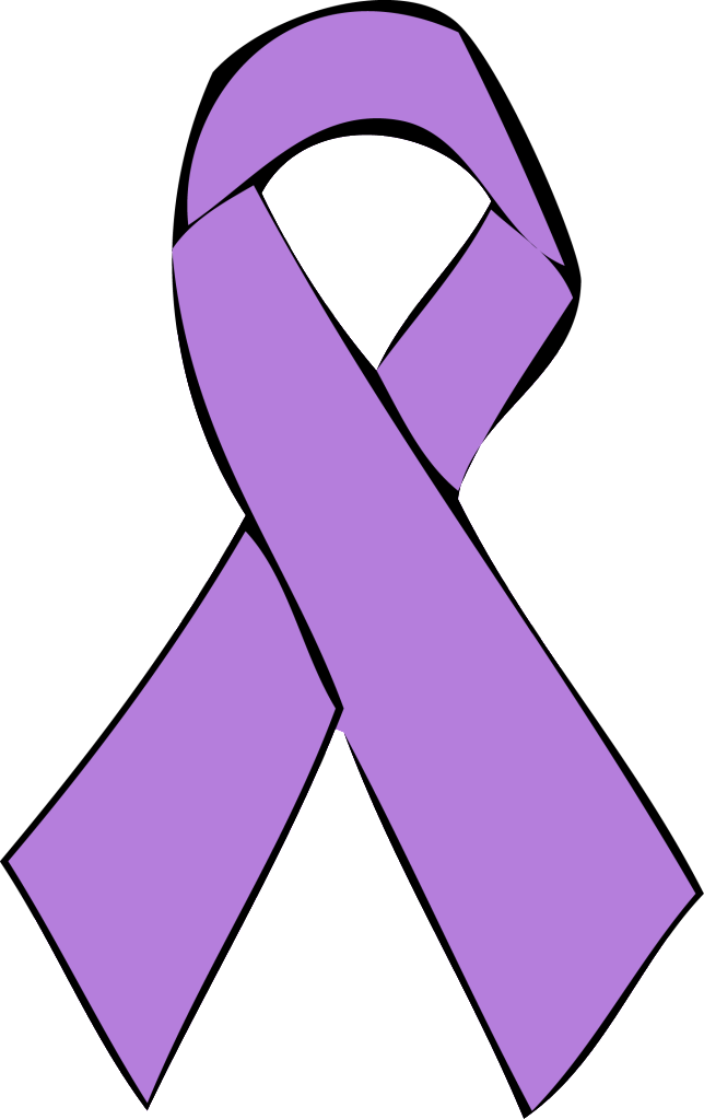 Hope purple ribbon