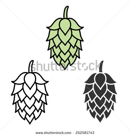 hops clipart hop cone