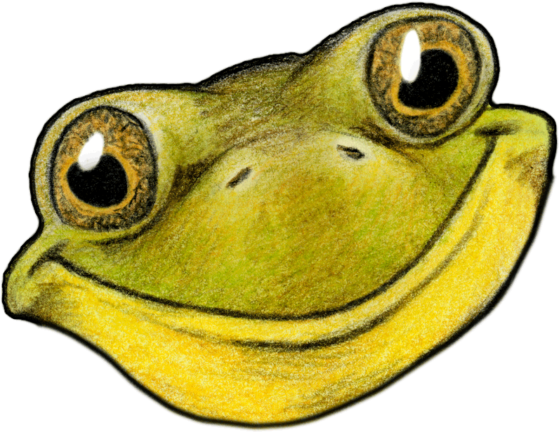 hops clipart toad