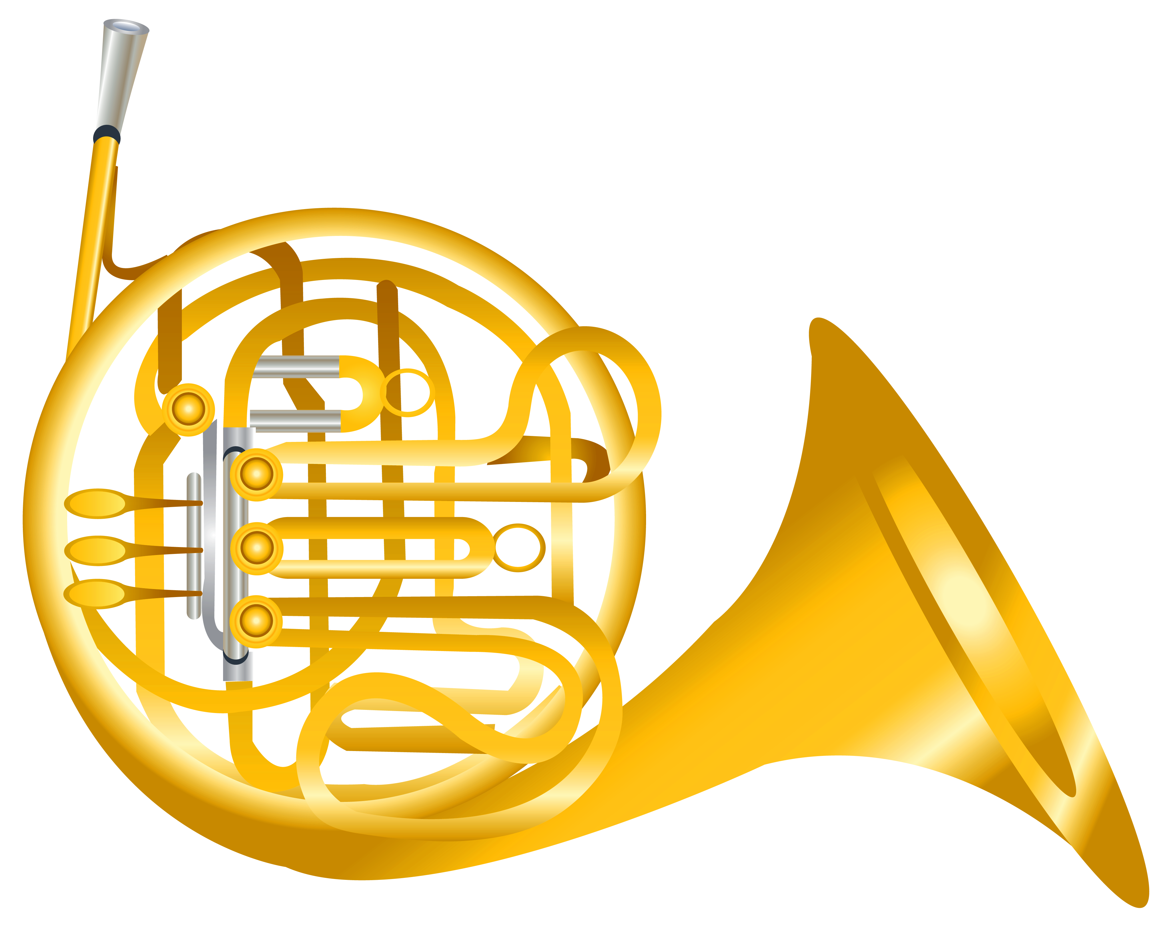 Instruments clipart popular. French horn transparent png