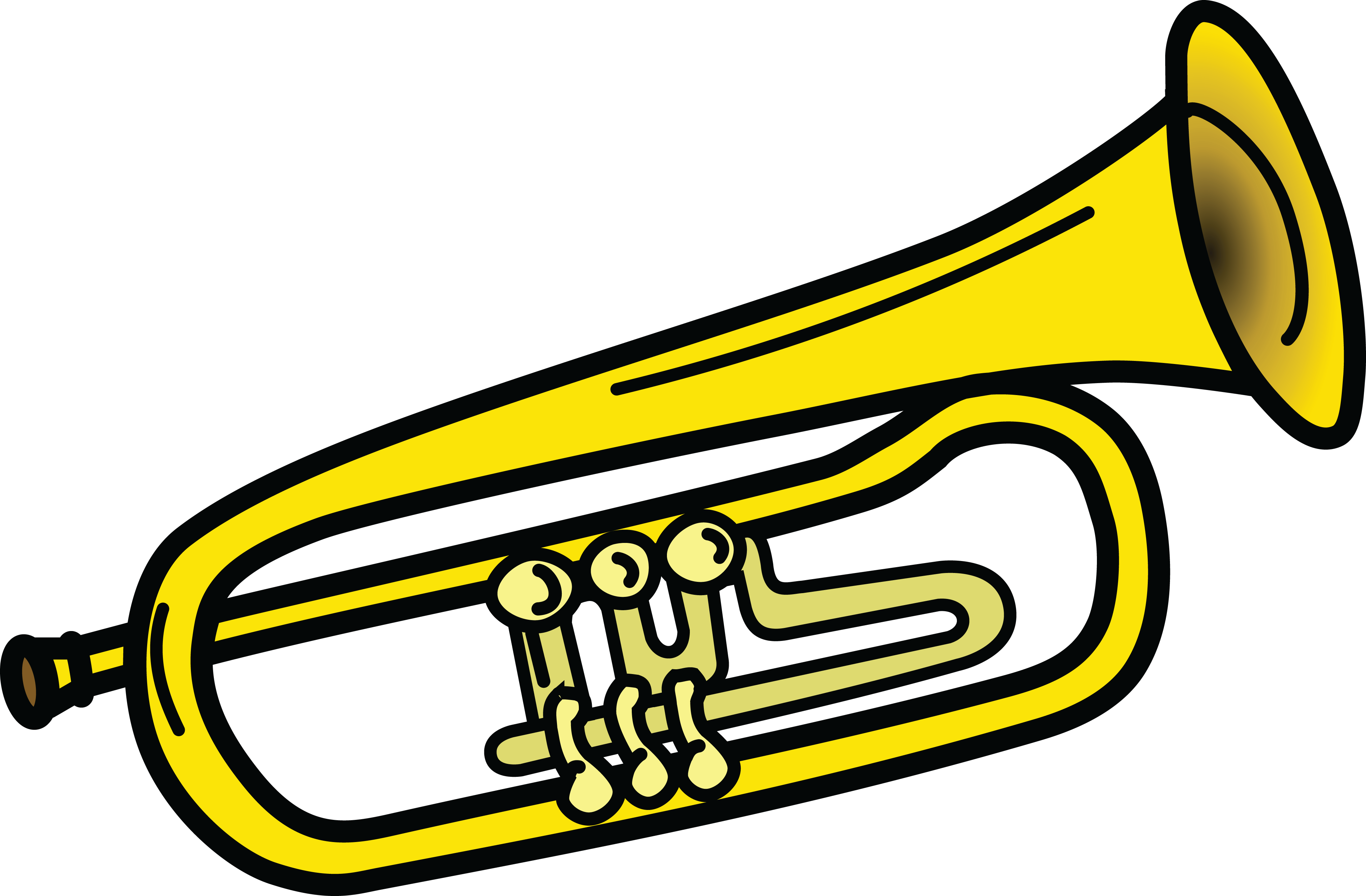 instruments clipart yellow