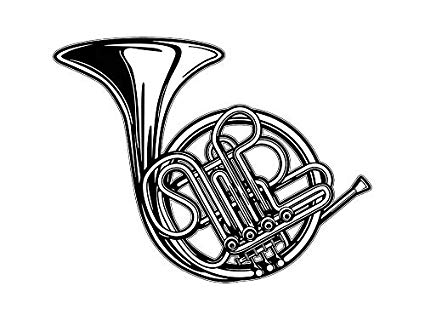 horn clipart band instrument