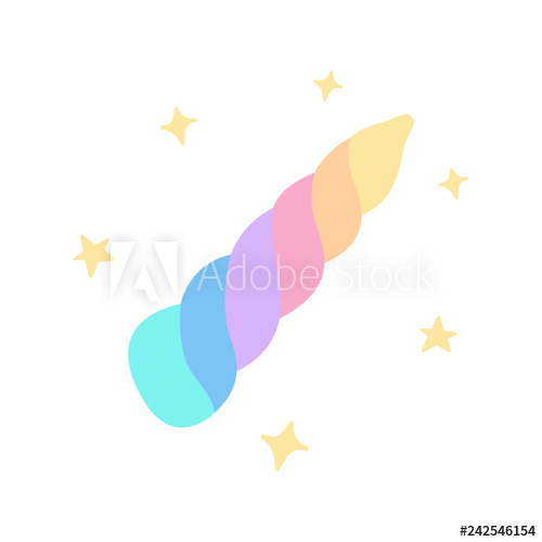 horn clipart colorful