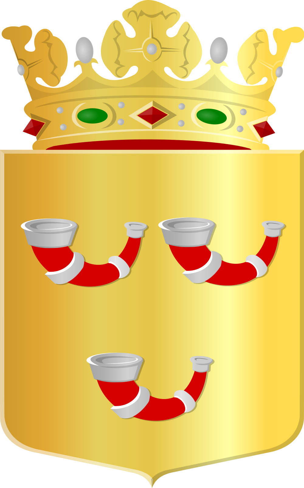 horn clipart crown