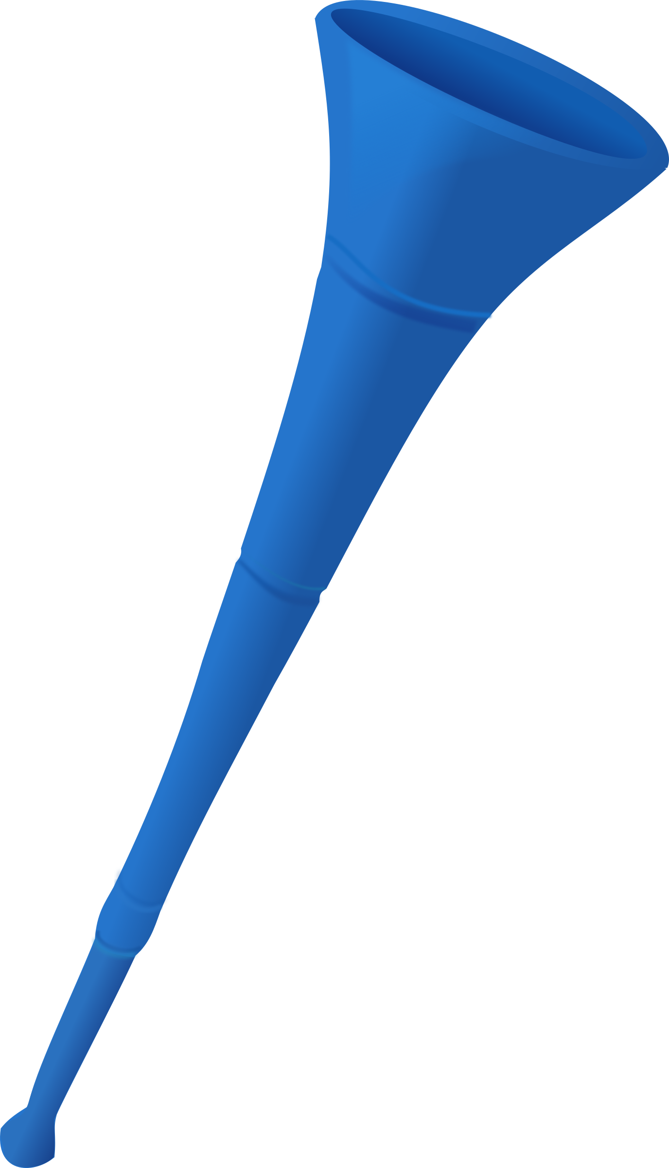 Horn clipart disturbance. Blue vuvuzela big image