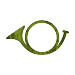 horn clipart green