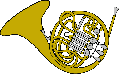 horn clipart instruments