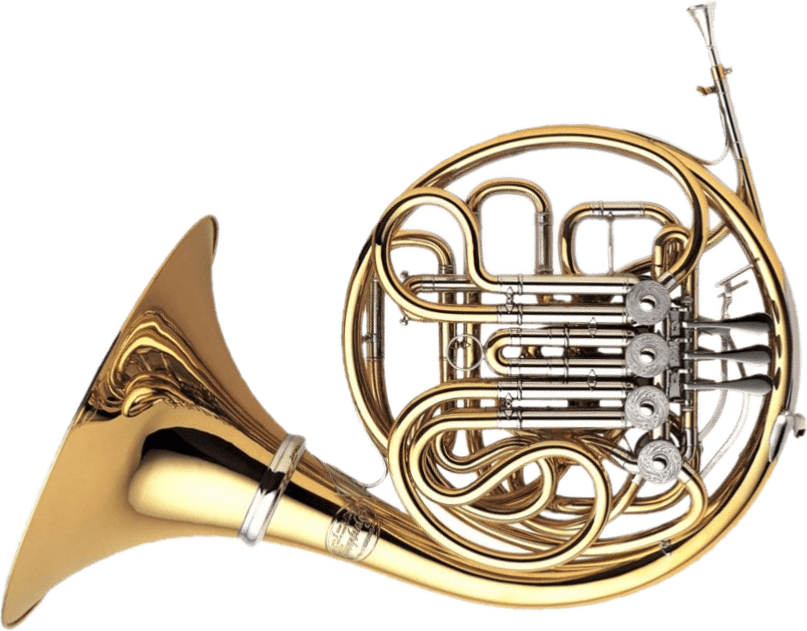 instruments clipart french horn