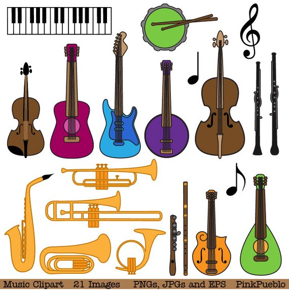 music clipart band instrument