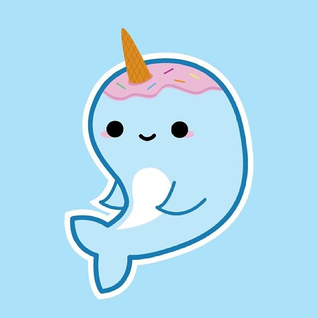 narwhal clipart horn