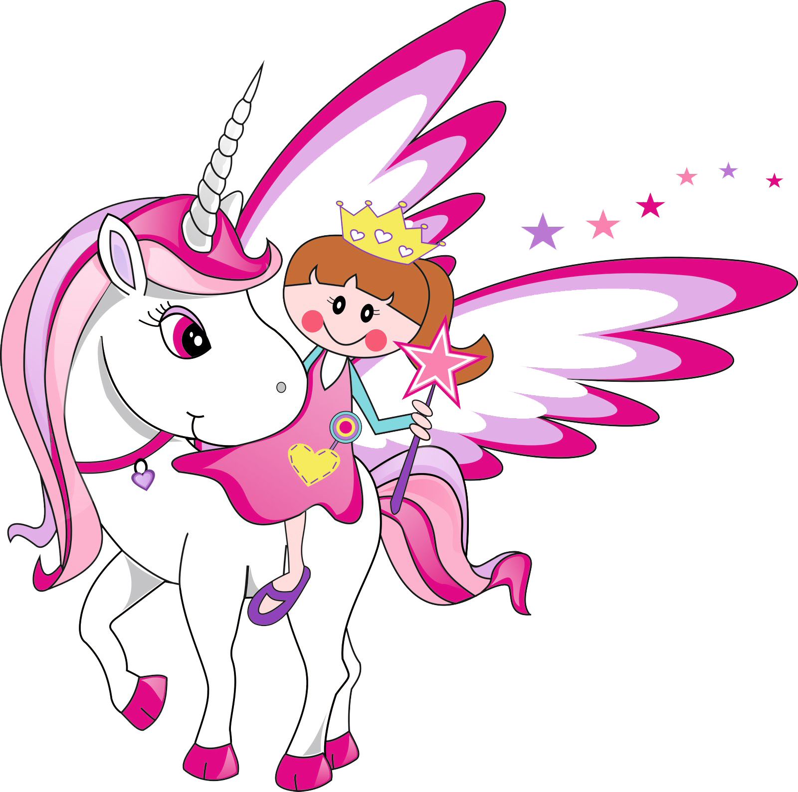 horn clipart pink unicorn