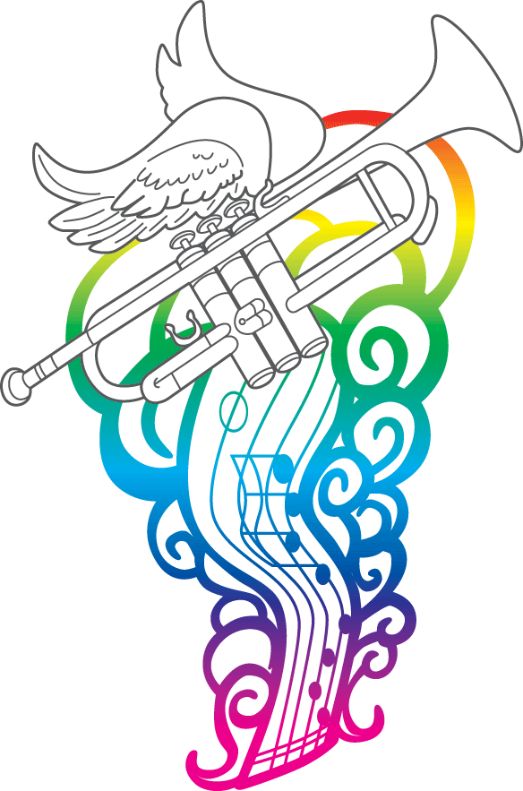 Trumpet oh for the. Horn clipart trompette
