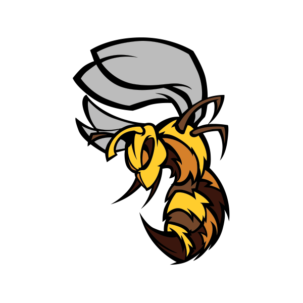 Hornet clipart advance. Printed vinyl bee wasp