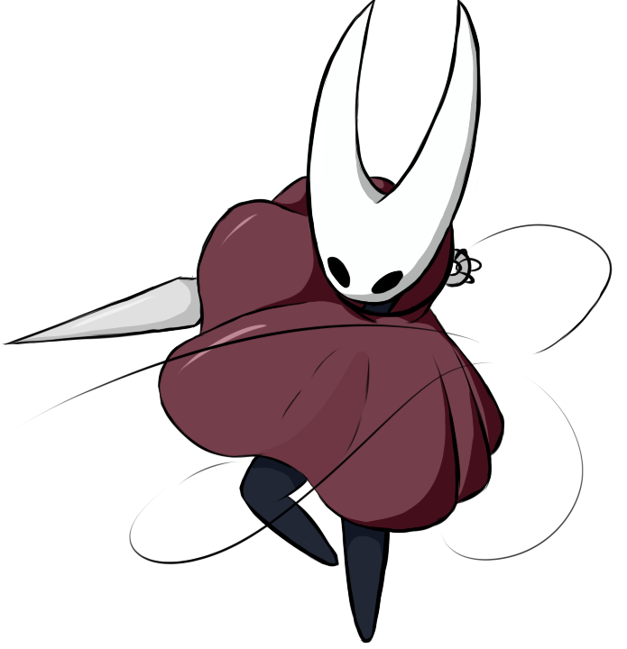 From hollow knight fan. Hornet clipart drawing