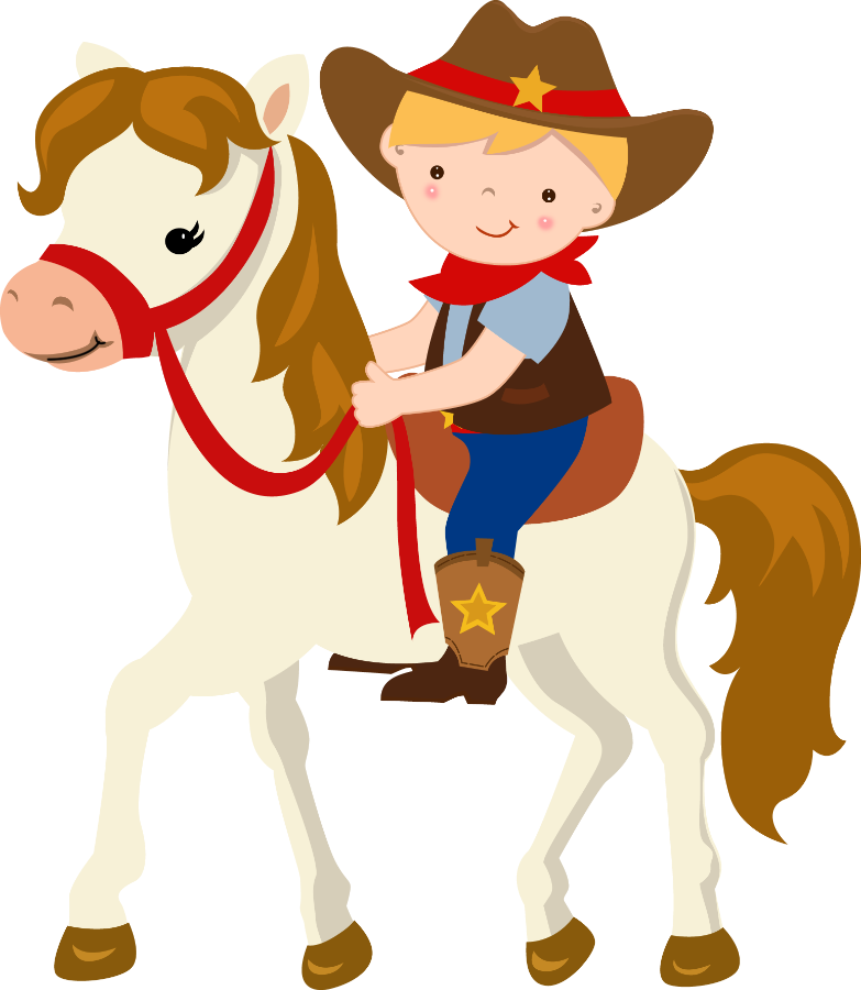 horse clipart cowboy
