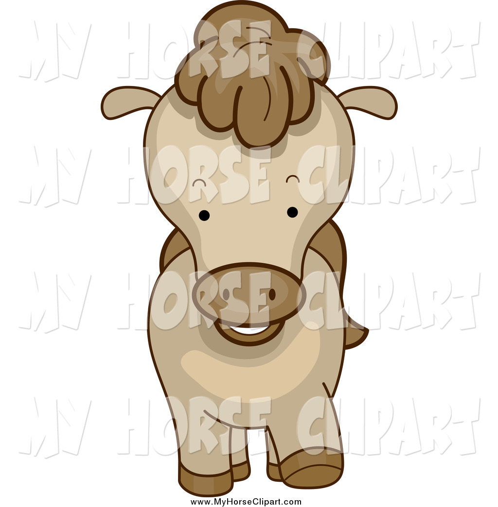 horse clipart front