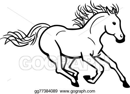 horse clipart gallop