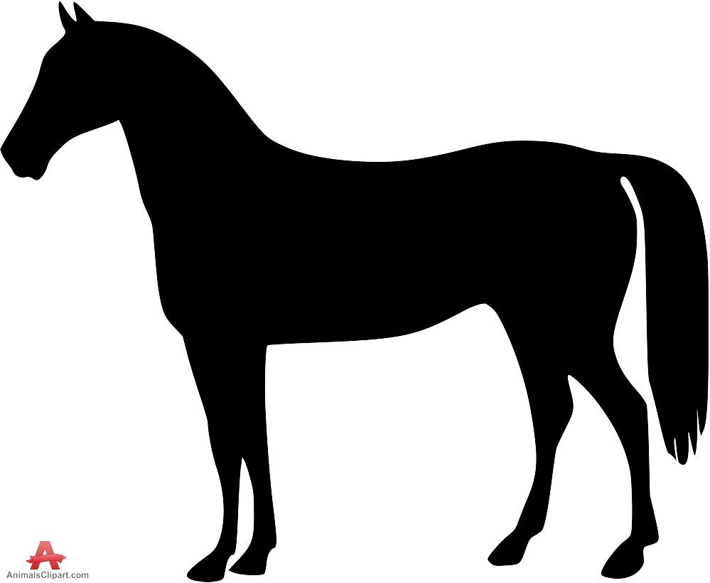 horse clipart standing