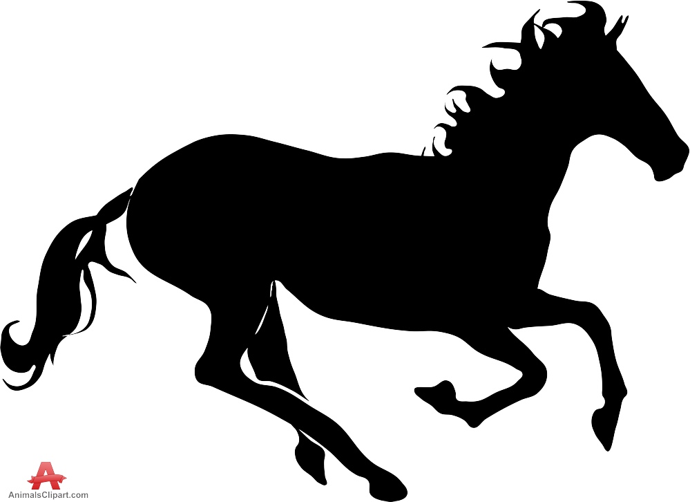 Horses clipart. Horse stallion pencil and