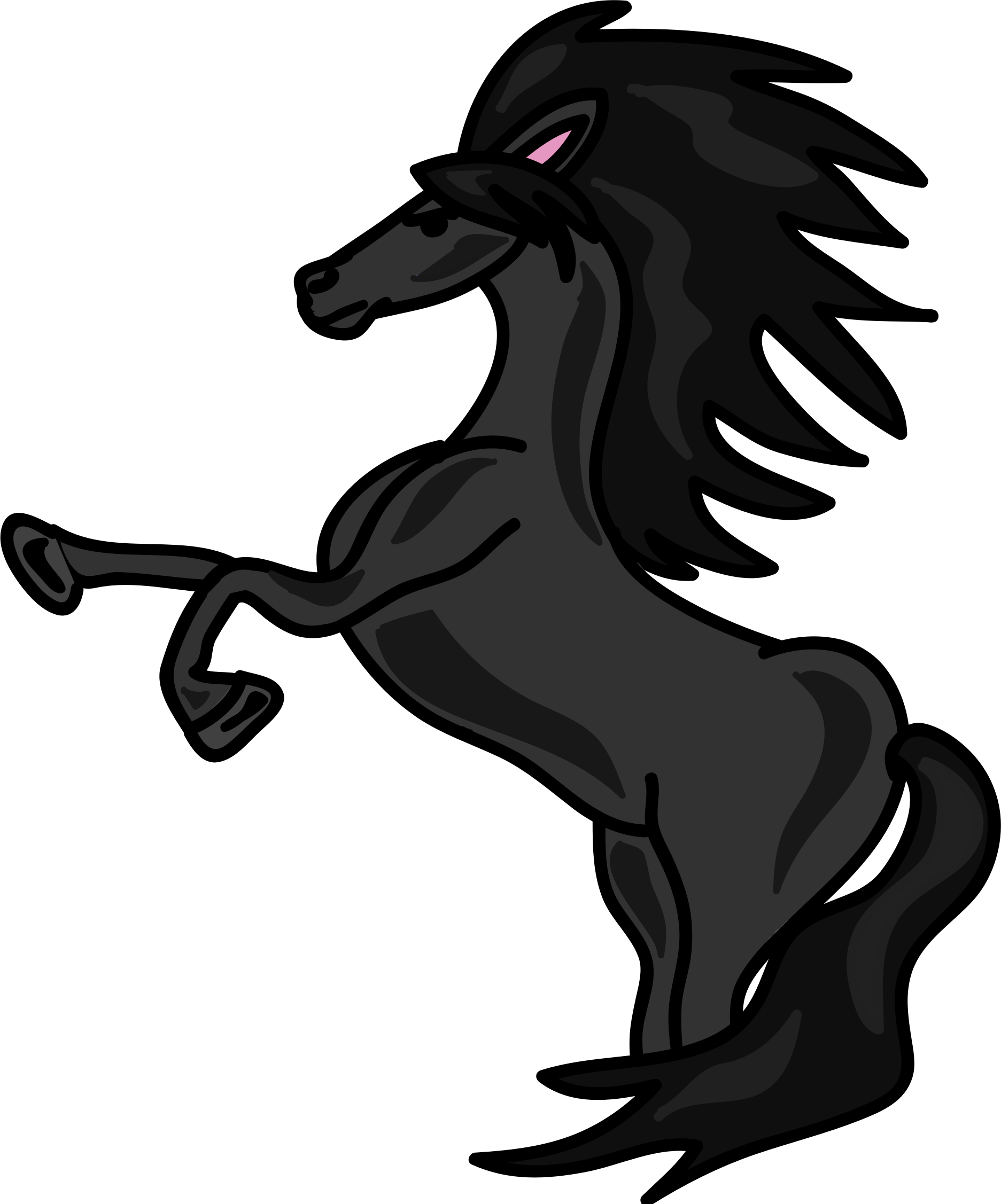 mustang clipart animal