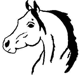 horses clipart horse head