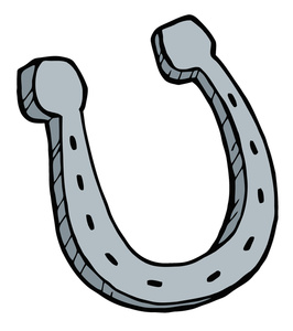 horseshoe clipart cute