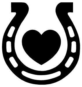 horseshoe clipart heart