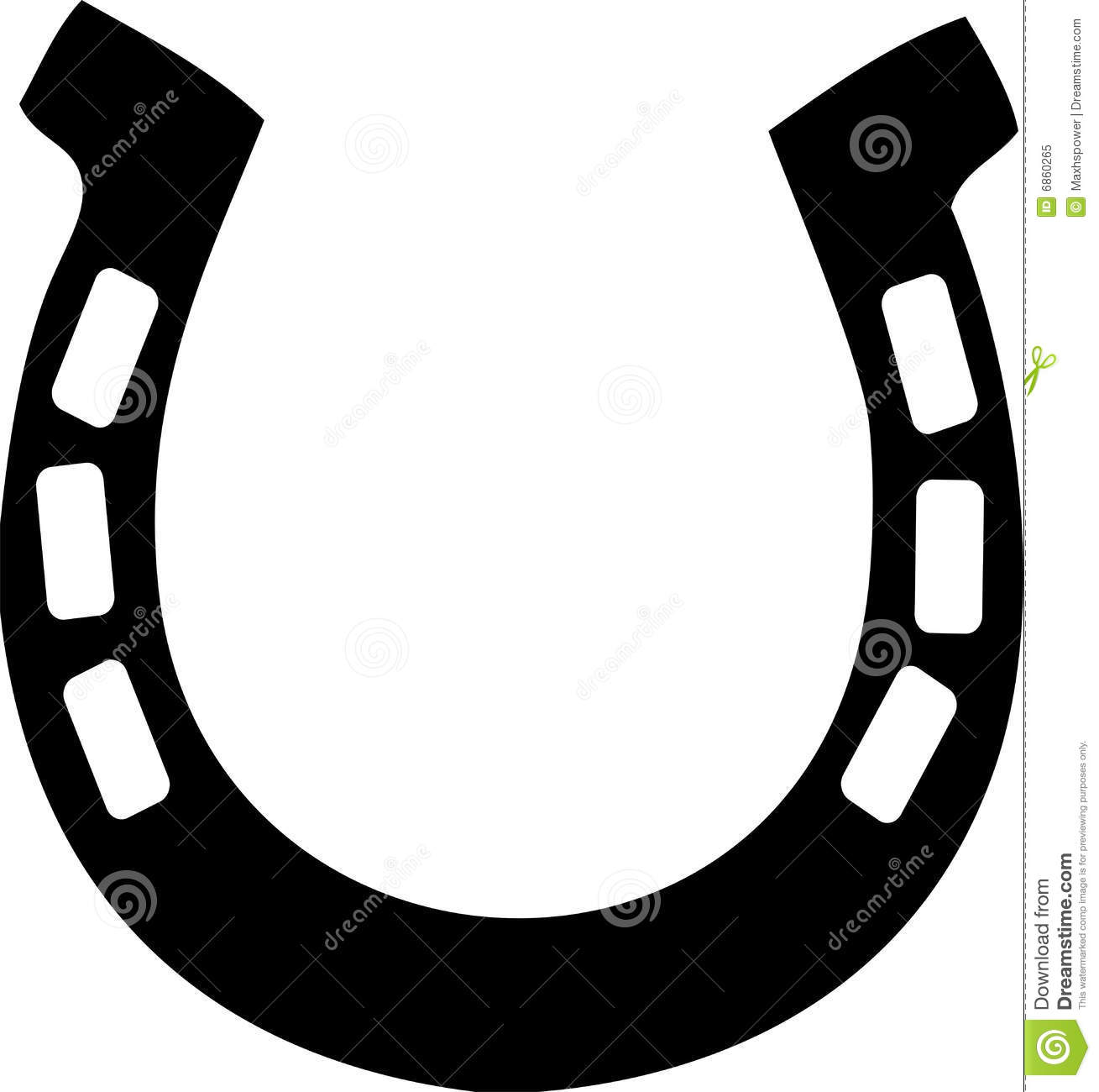 horseshoe clipart luck