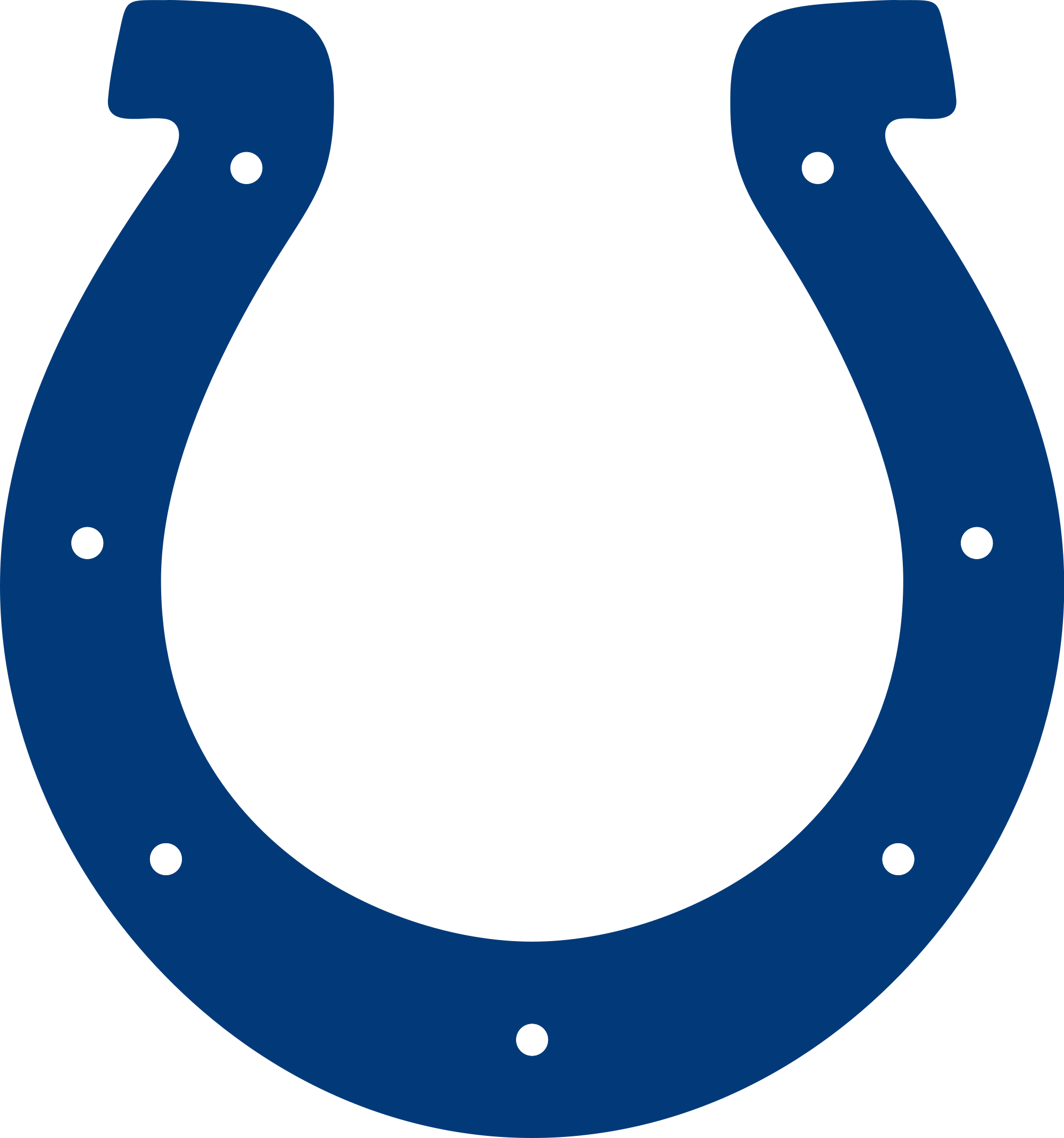 horseshoe clipart mustang football