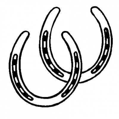 horseshoe clipart print