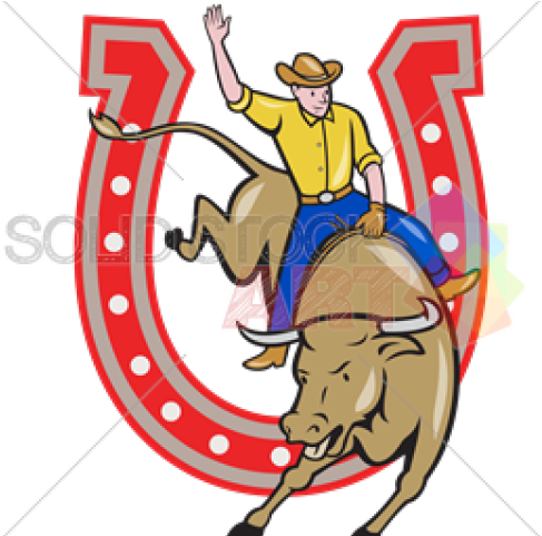 Horseshoe clipart rodeo. Cartoon png download 