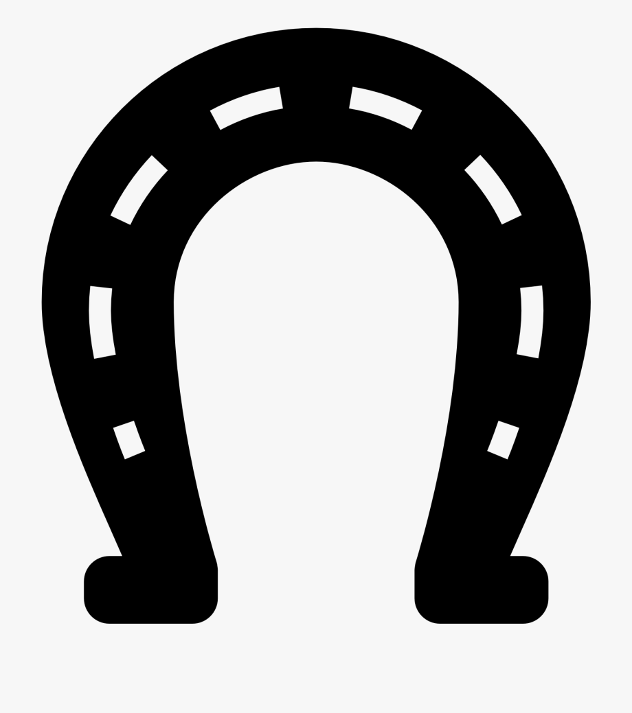 horseshoe clipart silhouette
