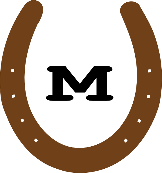 horseshoe clipart tracks