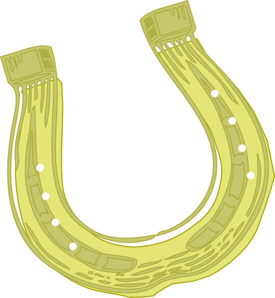 horseshoe clipart tracks