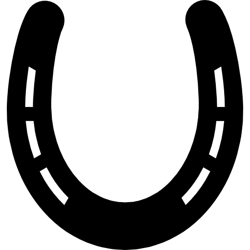 Horseshoe vector png. Horse shoe silhouette at
