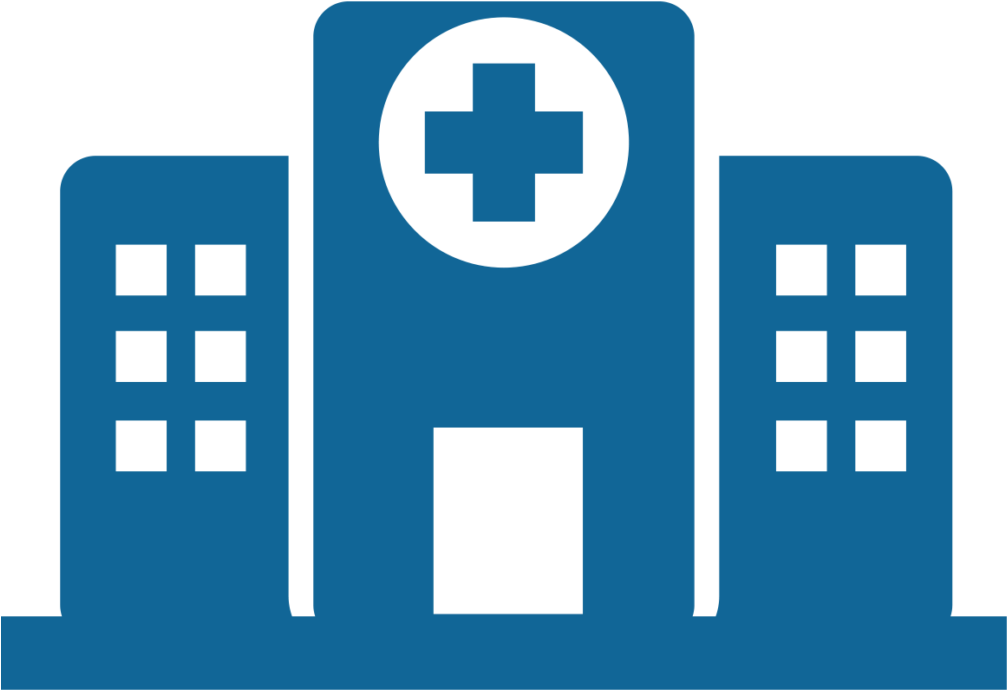 hospital clipart blue