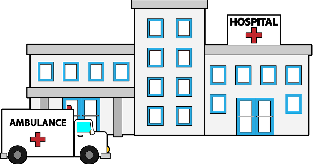 clipart hospital comic