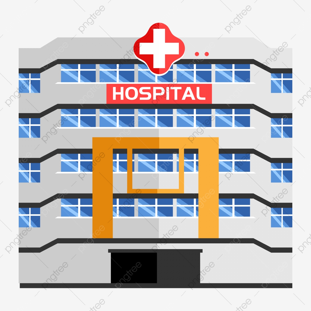 Hospital clipart simple, Hospital simple Transparent FREE for download ...