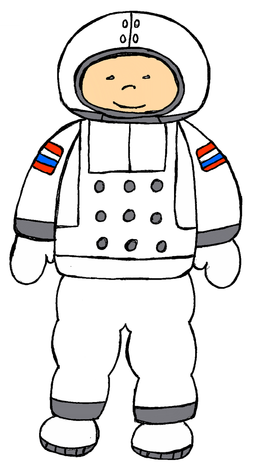 hot clipart astronaut