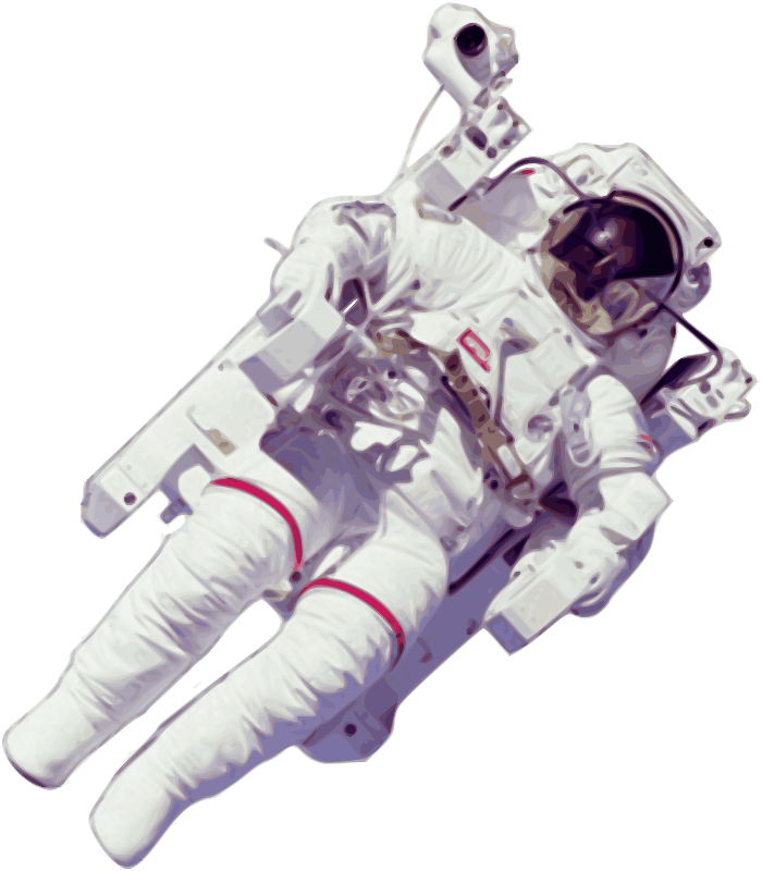 hot clipart astronaut