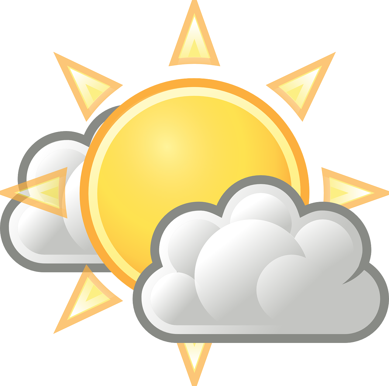sunny clipart august weather